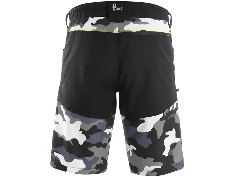 Kraťasy CXS DIXON, pánské, šedo - bílé (maskáč), vel. 2XL